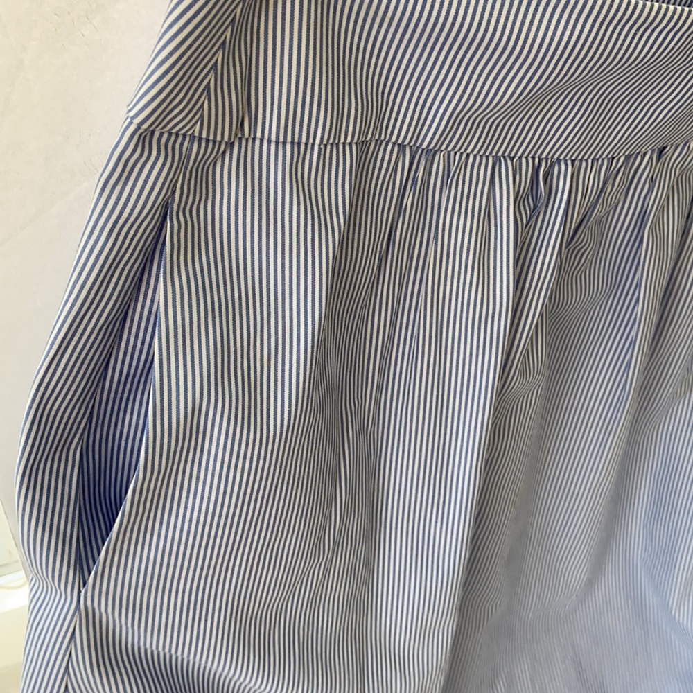 J.CREW STRIPED EMBROIDERED MIDI SKIRT size10 - Picture 4 of 4